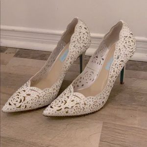 Betsey Johnson Blue Sole Shoes - Brand New